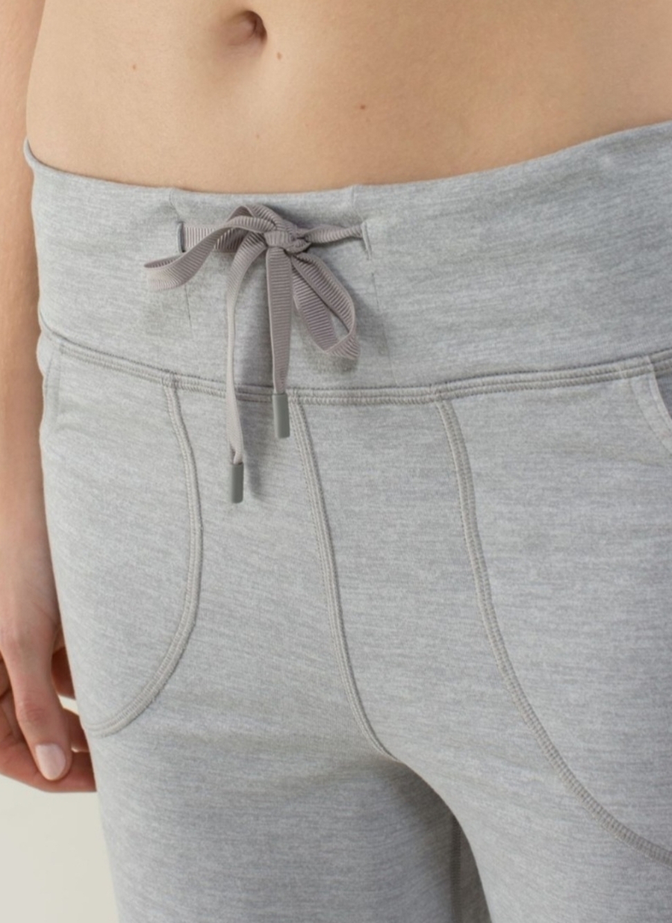 Lululemon Women's Still Pants (Regular) Full-On Luon Heathered Medium Gray Sz 12 - Picture 4 of 16
